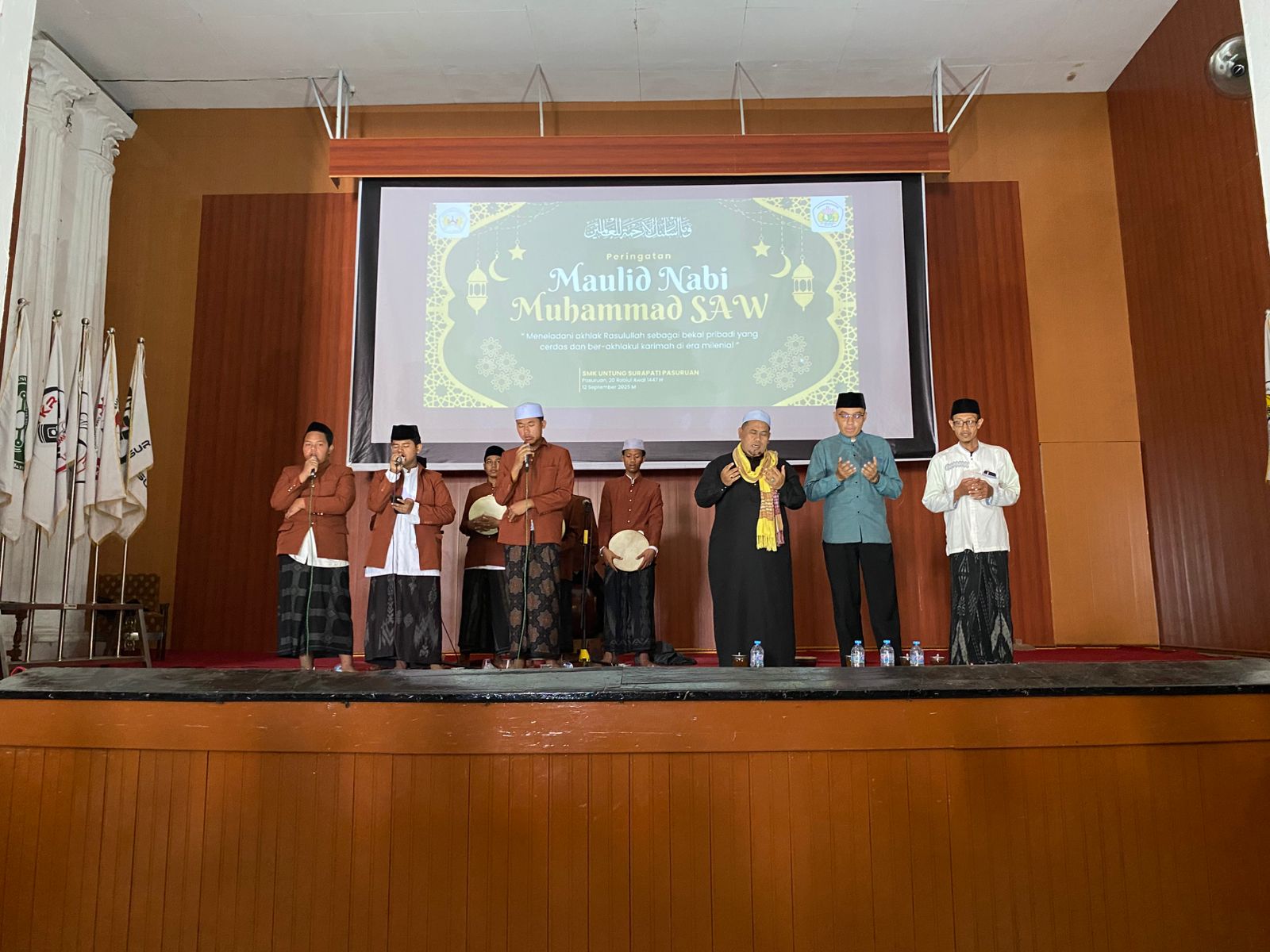 Maulid Nabi Muhammad SAW di SMK Untung Surapati yang Penuh Khidmat