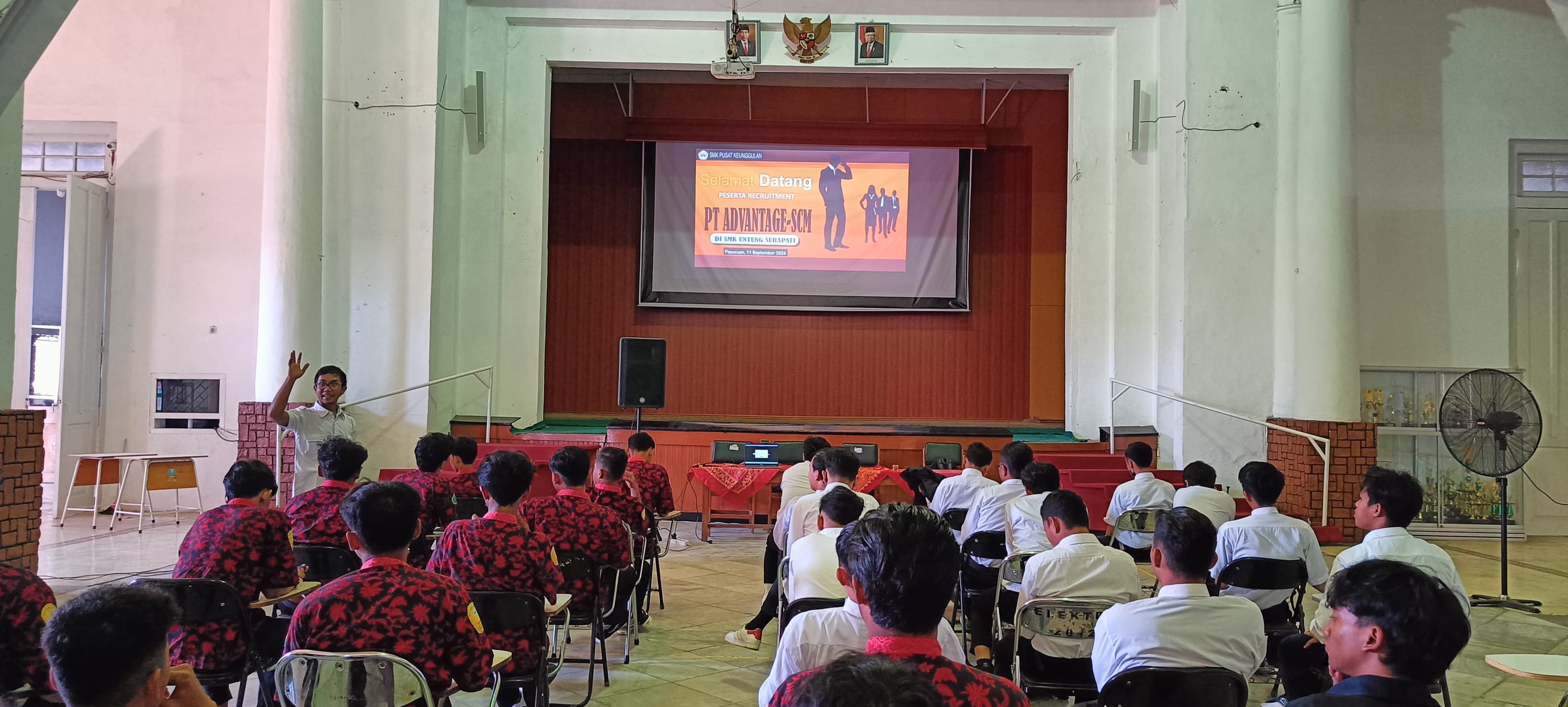 Rekrutmen PT. Advantage SCM Kembali digelar di SMK Untung Surapati