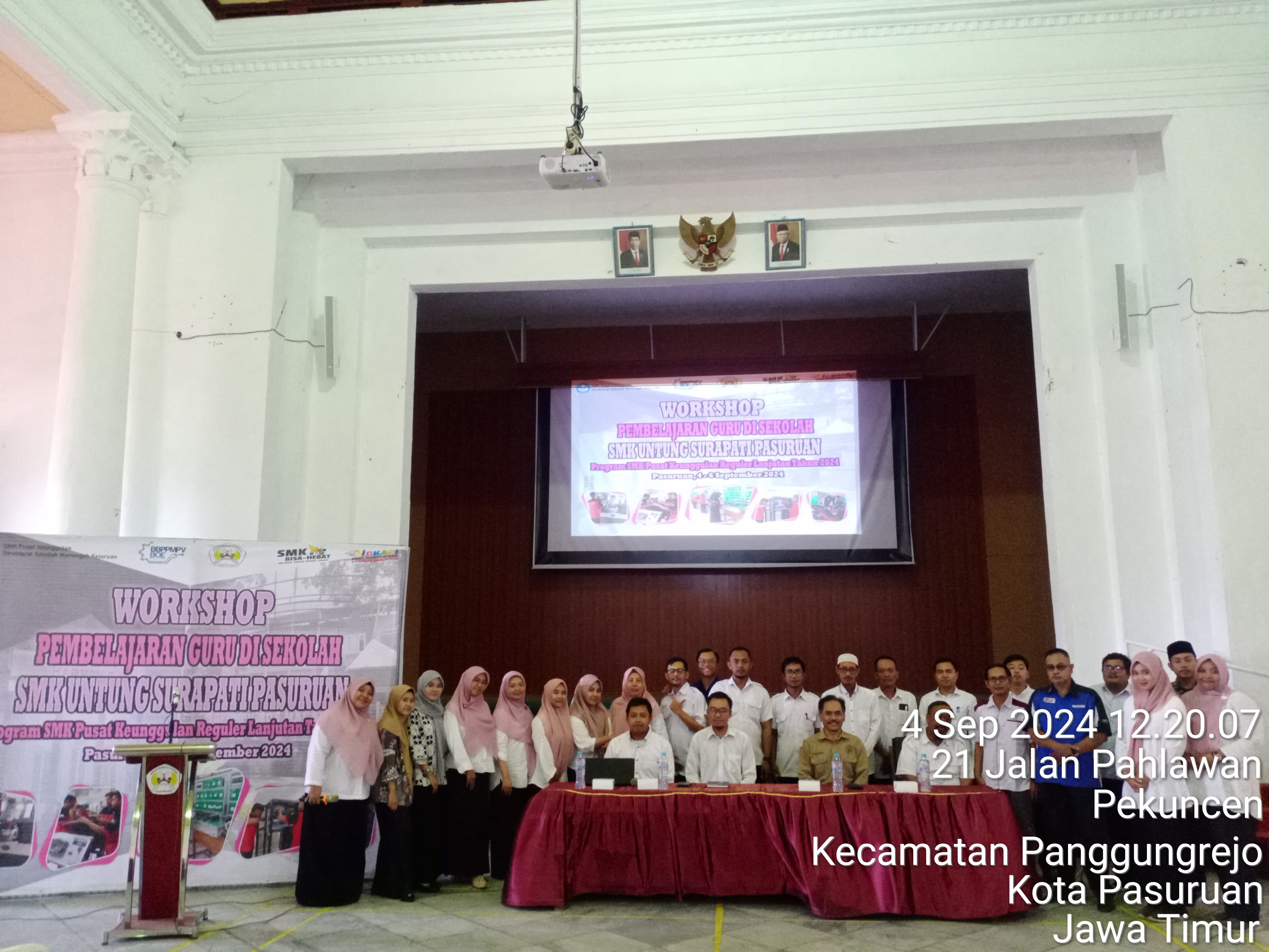 Workshop Pembelajaran Guru di SMK Untung Surapati