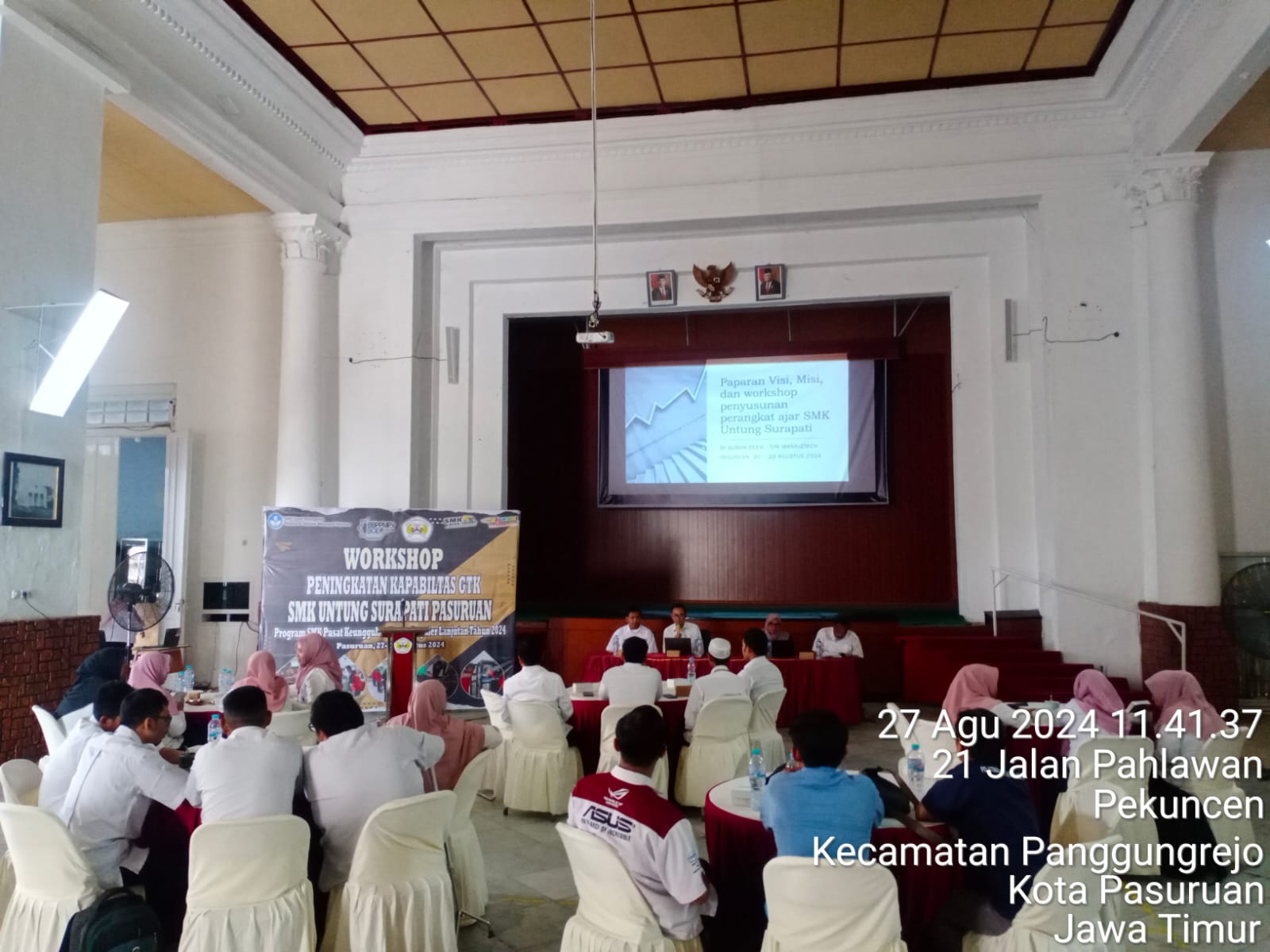 WORKSHOP PENINGKATAN KAPABILITAS GTK: SMK UNTUNG SURAPATI TAHUN 2024